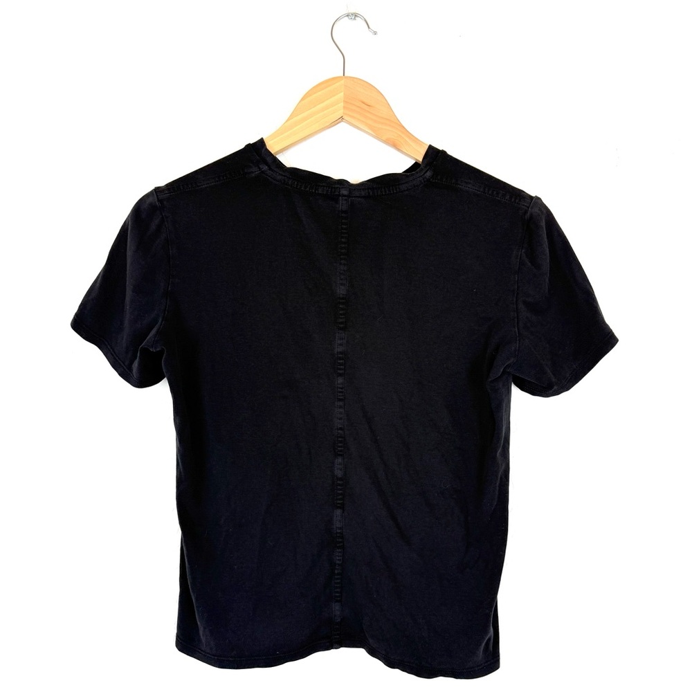 The Row Tori Organic Cotton T-Shirt in Black - Picture 8 of 8